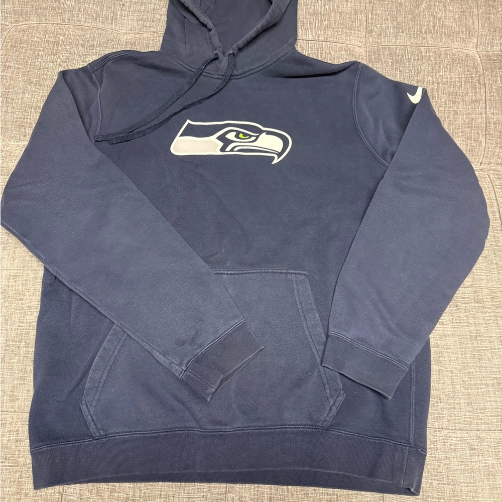 Nike Dark Blue Hoodie with Logo